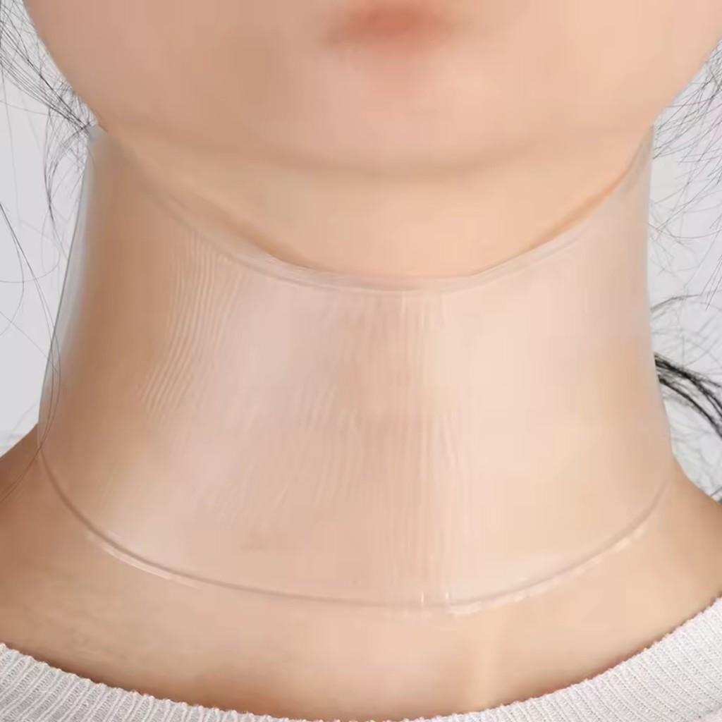 Adesivo De Silicone Anti-Rugas Para Pescoço Premium Lavável Reutilizáveis