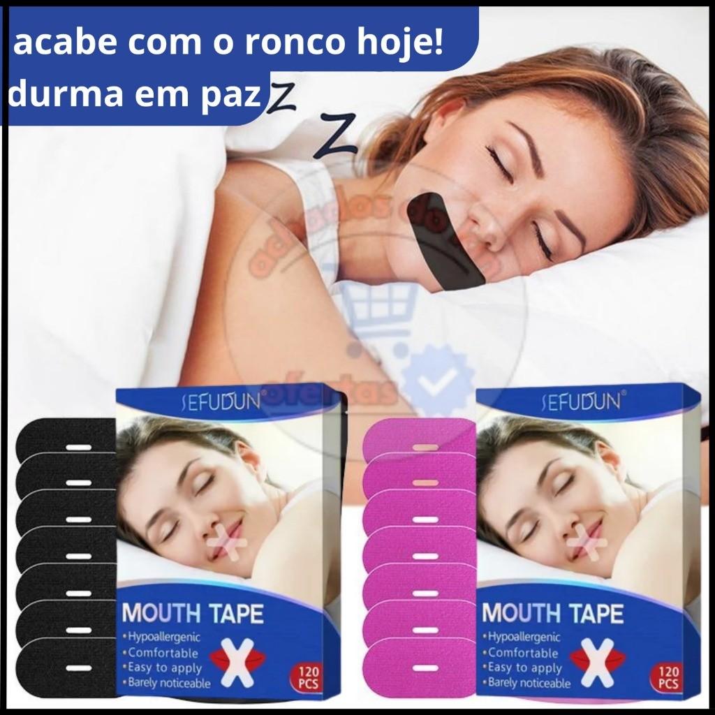 ANTI RONCO PARA NARIZ BOCA APARELHO PARA RONCO E APNEIA TAPING FACIAL MOUTH TAPE ENVIO IMEDIATO PARA TODO BRASIL