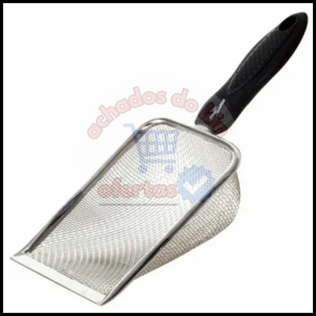 Pá Coletora Premium para Areia de Gato – Limpeza Rápida e Higiênica da Caixa de Areia  Frete Para Todo Brasil
