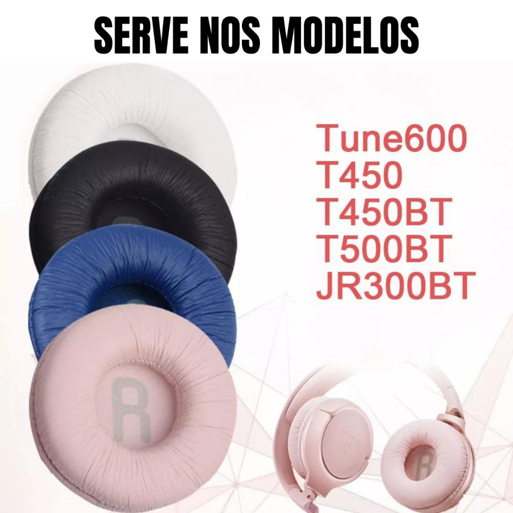 Kit Espuma Fone Ouvido Compatível Tune600 T500 T510bt T450 T450bt Ultra Macia - Par - Entrega Imediata