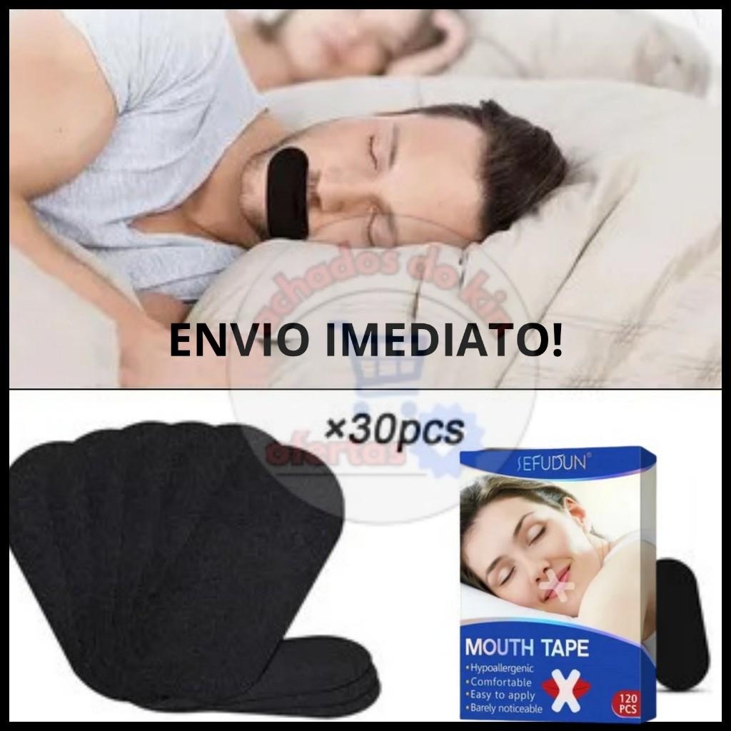 ANTI RONCO PARA NARIZ BOCA APARELHO PARA RONCO E APNEIA TAPING FACIAL MOUTH TAPE ENVIO IMEDIATO PARA TODO BRASIL