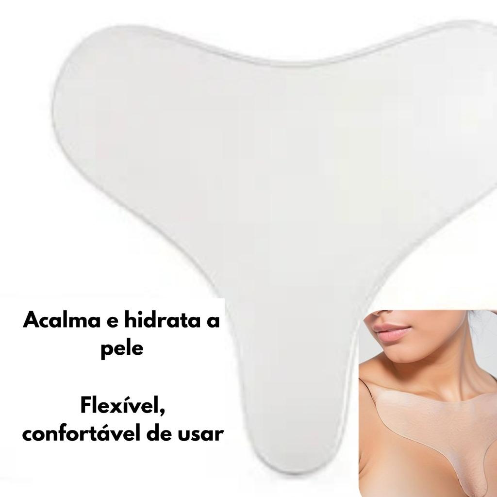 Adesivo Anti Rugas Reutilizável Para Decote Colo Silicone Estimulador Natural Frete rápido
