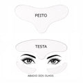 Verdadeiro Kit Anti Rugas Silicones Para Peito Testa Olhos Lavável Durável - ENTREGA IMEDIATA