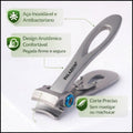 Cortador De Unhas Sensível Ao Toque - Corte Rápido Para Unhas Sensíveis - Anti Bacteriano Aço Inox - Entrega Imediata