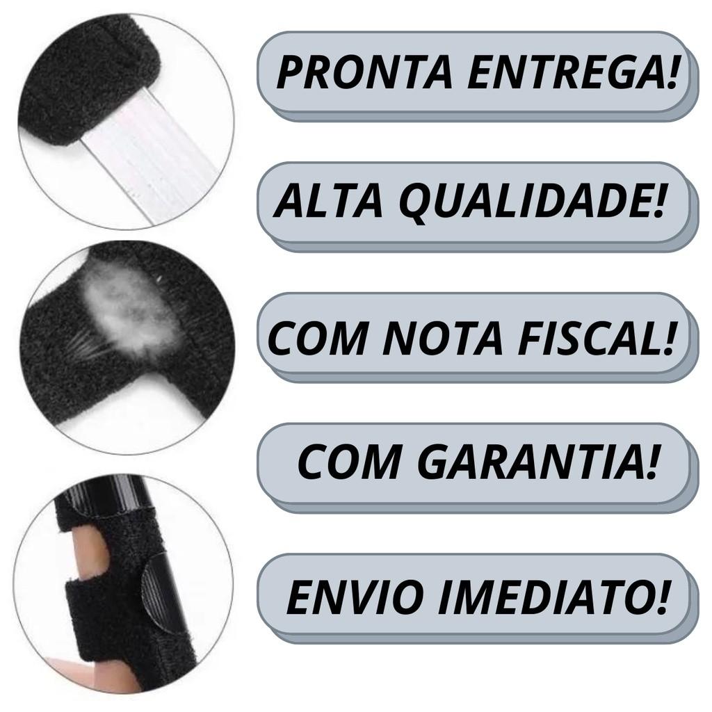 Tala De Dedo Torto Fraturas Dor Lesão Ajustável Correção Martelo Gatilho - ENTREGA IMEDIATA