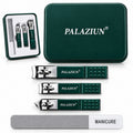 Alicate Cortador Desencravador de Unhas Grossas Lixa Ponta Reta Curva Alicatinho Com Estojo Manicure Pedicure Luxo Inox