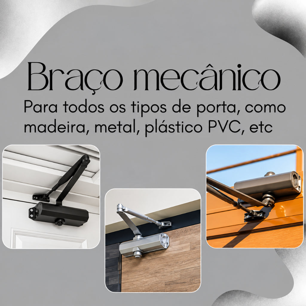 Mola Aérea Automático Fechador Para Portas Externas E Internas Aguenta Até /65KG