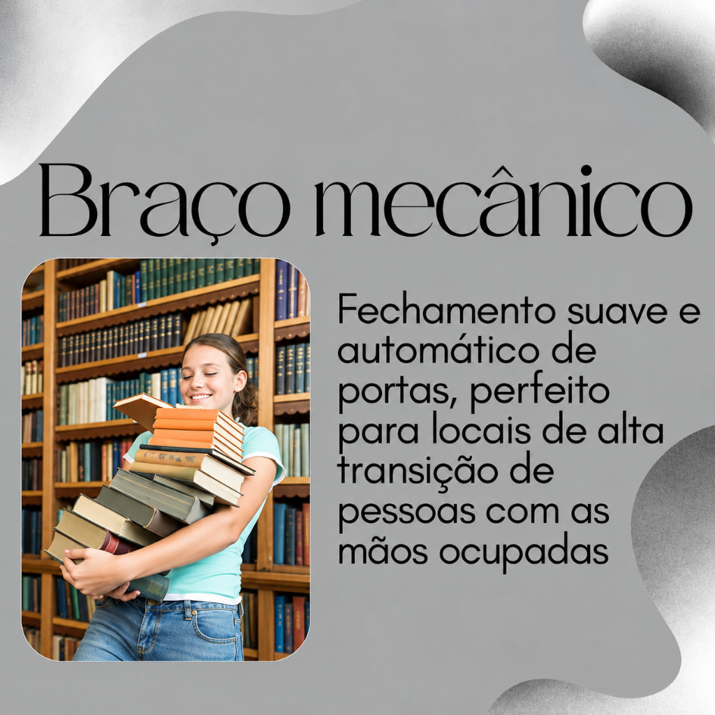 Mola Aérea Automático Fechador Para Portas Externas E Internas Aguenta Até /65KG