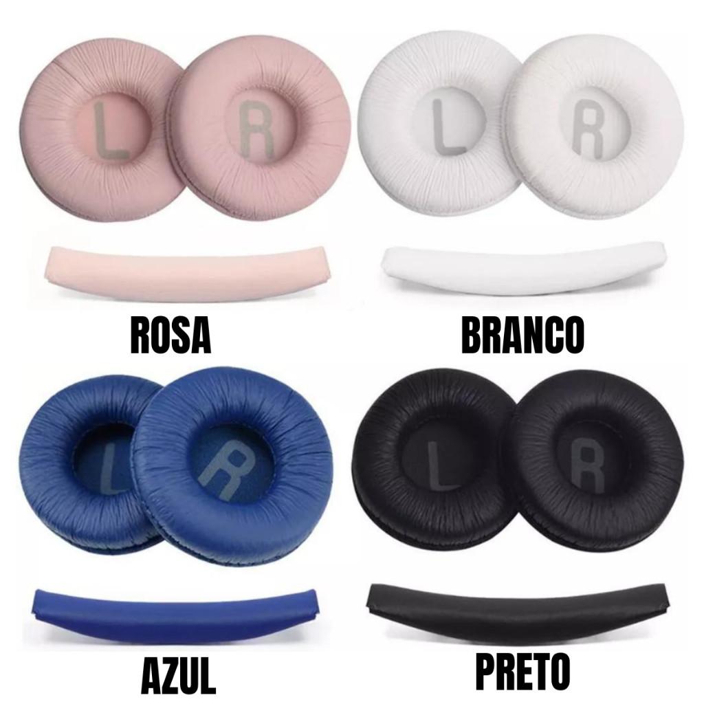 Kit Espuma Fone Ouvido Compatível Tune600 T500 T510bt T450 T450bt Ultra Macia - Par - Entrega Imediata