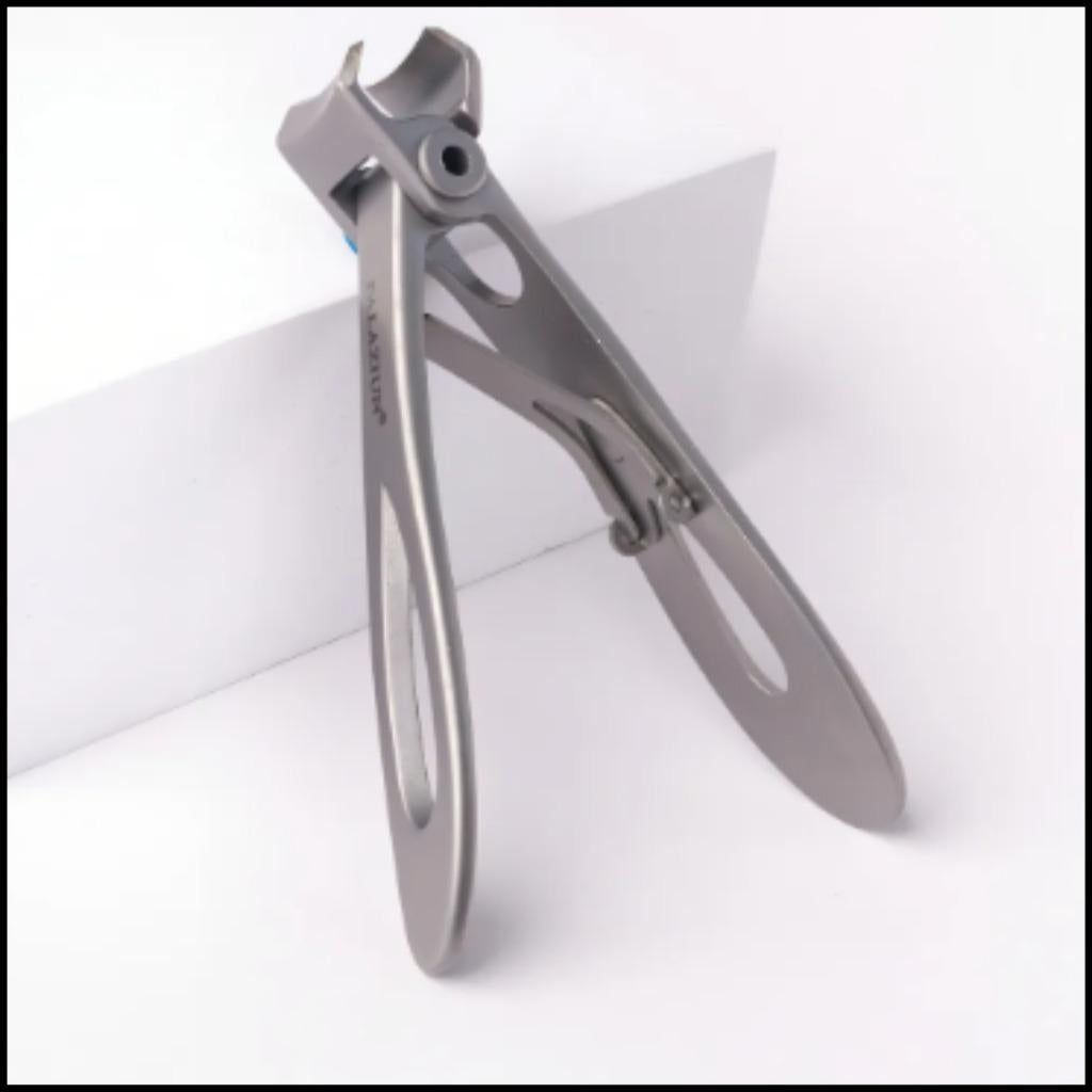 Cortador de unhas de abertura grande, cortador portátil resistente para unhas dos pés, aparador aço