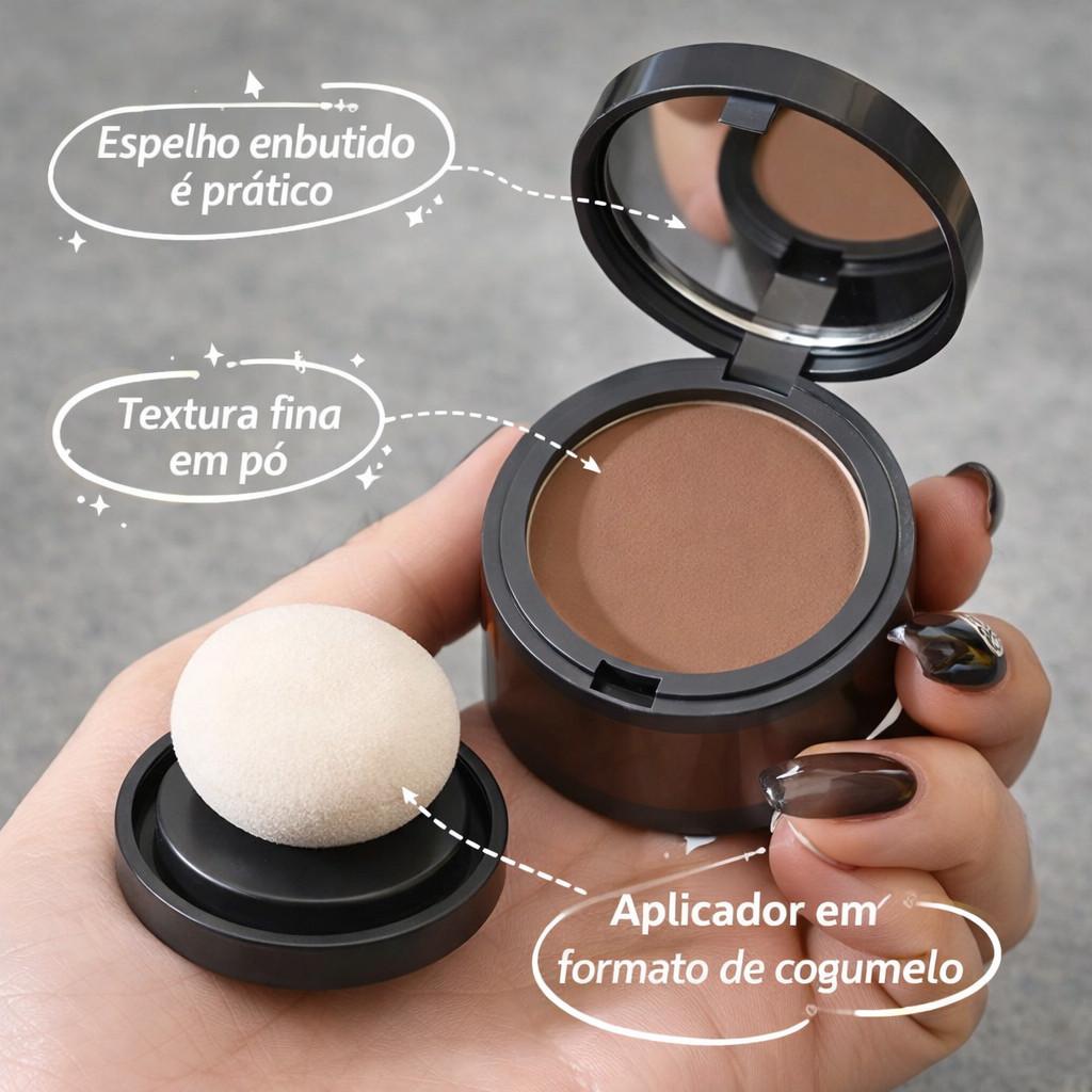 Pó de Sombra para Cabelo - Concelador Unissex com Cobertura Natural Frete rápido