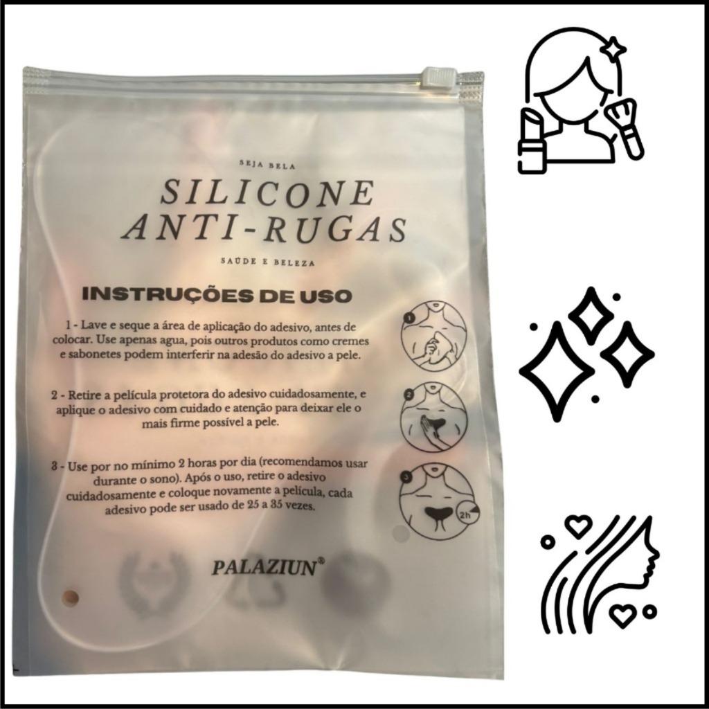 Adesivo Anti Rugas Reutilizável Para Decote Colo Silicone Estimulador Natural Frete rápido