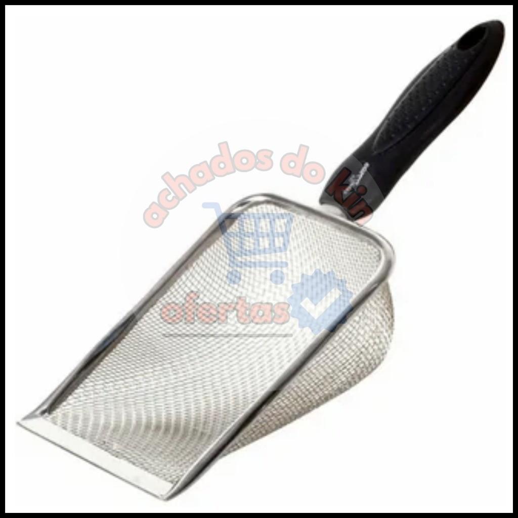 Pá Coletora Premium para Areia de Gato – Limpeza Rápida e Higiênica da Caixa de Areia  Frete Para Todo Brasil