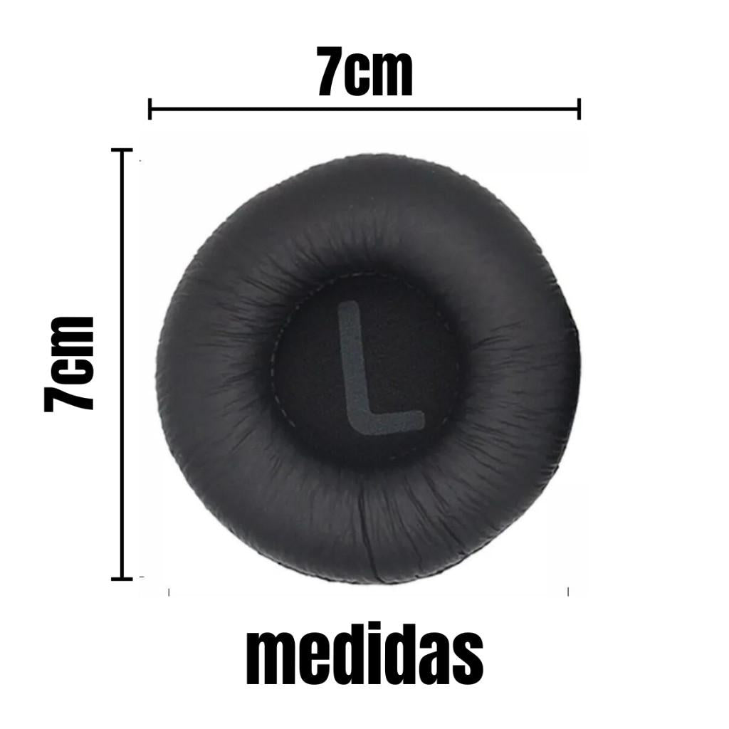 Kit Espuma Fone Ouvido Compatível Tune600 T500 T510bt T450 T450bt Ultra Macia - Par - Entrega Imediata