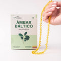 Colar Âmbar Báltico Original Com Certificado E Bolsa Adulto Feminino Masculino Multi Cores