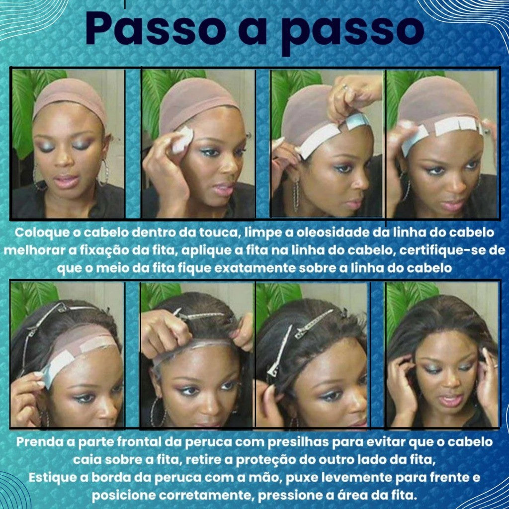 Kit Fita Adesiva Para Correção Orelha De Abano Para Criança Adulto Bebes 36 Uni Mini Abas Tiras Lace Front Cola Forte
