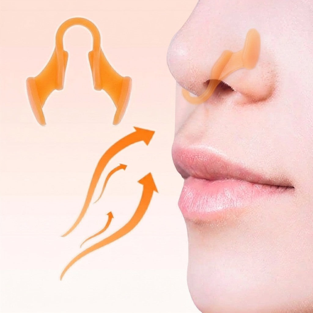 Clip Dilatador Nasal Silicone Anti Ronco Sono Apneia Respiração Esportes Corrida sono Silicone Durma bem