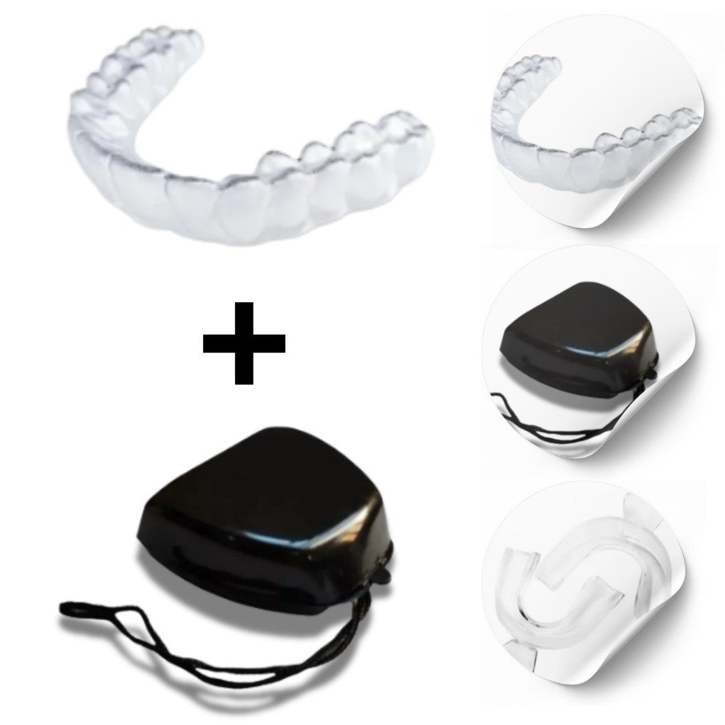 Protetor Bucal Moldávavel - Bruxismo Silicone Moldável 4 Placas Dormir Dentes